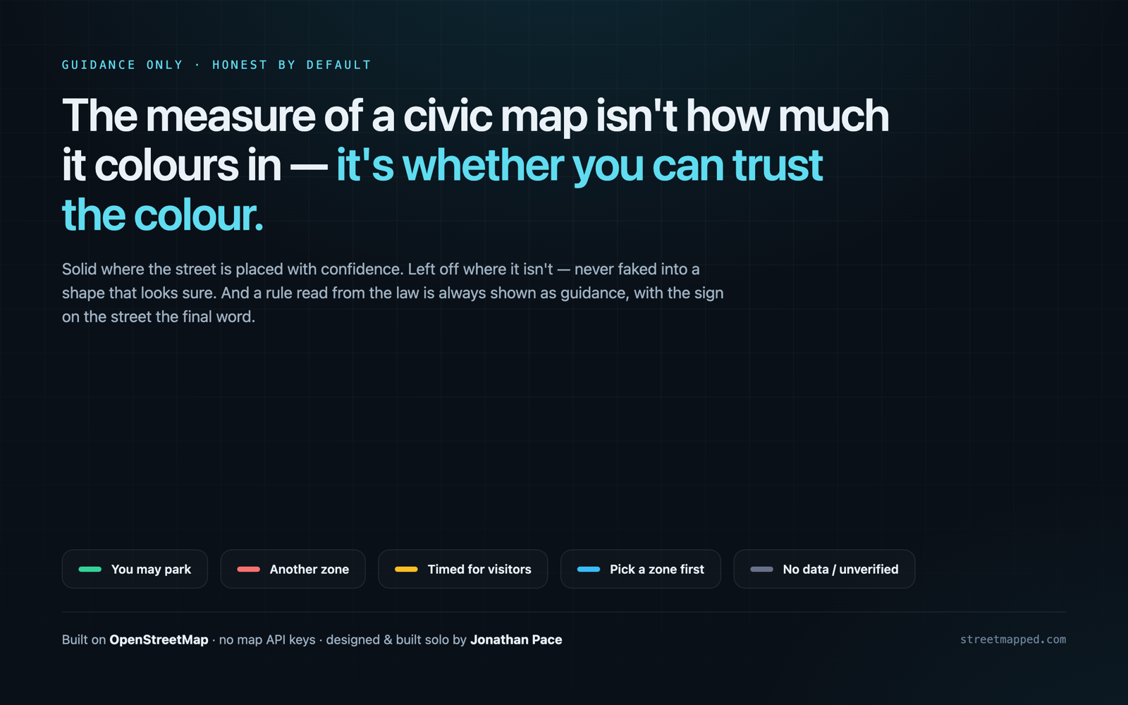 StreetMapped: final showcase
